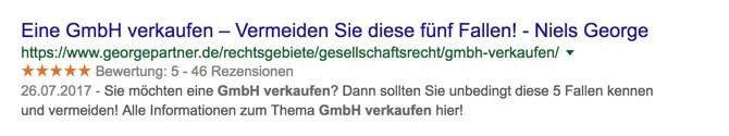 Provenexpert Rich Snippets